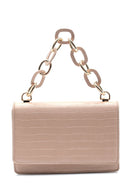 Women's Crocodile Patterned Crossbody Bag | Derimod Women's Crocodile Patterned Crossbody Bag | Derimod