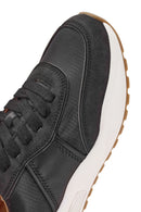 ACBC x Derimod Men's Black Lace-Up Sneakers | Derimod ACBC x Derimod Men's Black Lace-Up Sneakers | Derimod