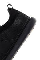 Erkek Siyah Deri Sneaker | Derimod Erkek Siyah Deri Sneaker | Derimod