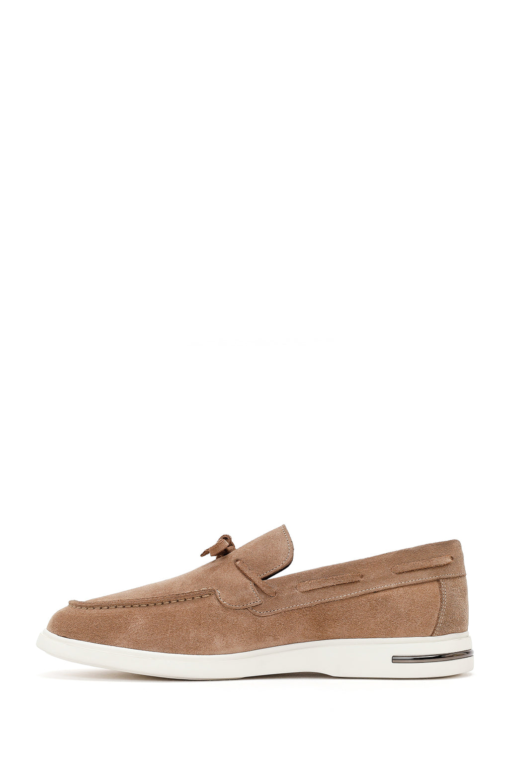Erkek Vizon Süet Deri Casual Loafer