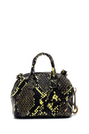 Women's Mini Snake Printed Shoulder Bag | Derimod Women's Mini Snake Printed Shoulder Bag | Derimod