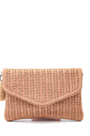 Women's Straw Portfolio Bag | Derimod Women's Straw Portfolio Bag | Derimod