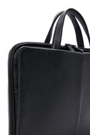 Men's Black Leather Laptop Bag | Derimod Men's Black Leather Laptop Bag | Derimod