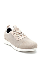 Men's Leather Detailed Sneaker | Derimod Men's Leather Detailed Sneaker | Derimod