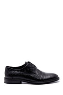 Men's Leather Crocodile Patterned Classic Shoes | Derimod Men's Leather Crocodile Patterned Classic Shoes | Derimod