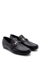 Men's Leather Printed Loafer | Derimod Men's Leather Printed Loafer | Derimod