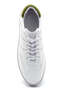 Erkek Süet Detaylı Deri Sneaker | Derimod Erkek Süet Detaylı Deri Sneaker | Derimod