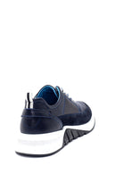 Men's Suede Detailed Leather Sneaker | Derimod Men's Suede Detailed Leather Sneaker | Derimod