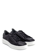 Men's Leather Printed Sneaker | Derimod Men's Leather Printed Sneaker | Derimod