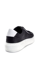 Men's Leather Printed Sneaker | Derimod Men's Leather Printed Sneaker | Derimod