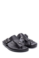 Men's Leather Flip Flops | Derimod Men's Leather Flip Flops | Derimod