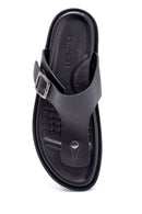 Men's Leather Flip Flops | Derimod Men's Leather Flip Flops | Derimod