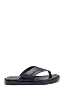 Men's Leather Flip Flops | Derimod Men's Leather Flip Flops | Derimod