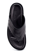 Men's Leather Flip Flops | Derimod Men's Leather Flip Flops | Derimod