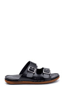 Men's Leather Slippers | Derimod Men's Leather Slippers | Derimod