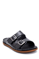 Men's Leather Slippers | Derimod Men's Leather Slippers | Derimod