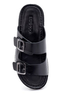 Men's Leather Slippers | Derimod Men's Leather Slippers | Derimod
