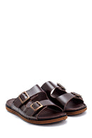 Men's Leather Slippers | Derimod Men's Leather Slippers | Derimod