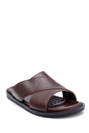 Men's Leather Slippers | Derimod Men's Leather Slippers | Derimod