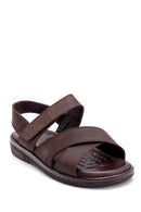 Men's Nubuck Strappy Sandals | Derimod Men's Nubuck Strappy Sandals | Derimod