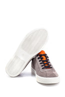 Men's Leather Suede Detailed Sneaker | Derimod Men's Leather Suede Detailed Sneaker | Derimod