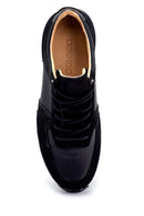 Men's Suede Detailed Leather Sneaker | Derimod Men's Suede Detailed Leather Sneaker | Derimod