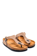 Men's Leather Suede Slippers | Derimod Men's Leather Suede Slippers | Derimod