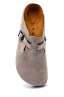 Men's Leather Suede Slippers | Derimod Men's Leather Suede Slippers | Derimod