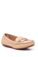 Women's Beige Buckle Casual Loafer | Derimod Women's Beige Buckle Casual Loafer | Derimod