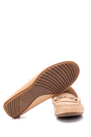 Women's Beige Buckle Casual Loafer | Derimod Women's Beige Buckle Casual Loafer | Derimod
