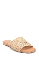 Women's Straw Slippers | Derimod Women's Straw Slippers | Derimod