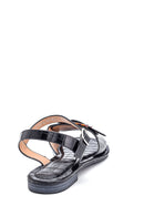 Kadın Kroko Baskılı Casual Sandalet | Derimod Kadın Kroko Baskılı Casual Sandalet | Derimod