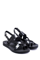 Kadın Kroko Baskılı Casual Sandalet | Derimod Kadın Kroko Baskılı Casual Sandalet | Derimod