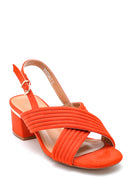 Women's Casual Heeled Sandals | Derimod Women's Casual Heeled Sandals | Derimod