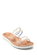 Women's Stone Slippers | Derimod Women's Stone Slippers | Derimod