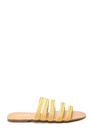 Women's Knitted Detailed Casual Flat Slippers | Derimod Women's Knitted Detailed Casual Flat Slippers | Derimod