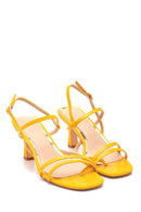 Women's Casual Heeled Sandals | Derimod Women's Casual Heeled Sandals | Derimod