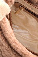 Kadın Camel Peluş El Çantası | Derimod Kadın Camel Peluş El Çantası | Derimod