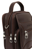 Men's Brown Crossbody Bag | Derimod Men's Brown Crossbody Bag | Derimod