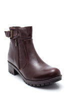 Women's Leather Zipper Boots | Derimod Women's Leather Zipper Boots | Derimod