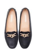 Women's Black Leather Loafer | Derimod Women's Black Leather Loafer | Derimod