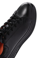 Men's Black Leather Sneaker | Derimod Men's Black Leather Sneaker | Derimod