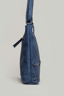 Women's Crossbody Bag with Staple Detail | Derimod Women's Crossbody Bag with Staple Detail | Derimod