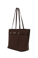Woman Brown Straw Shoulder Bag | Derimod Woman Brown Straw Shoulder Bag | Derimod
