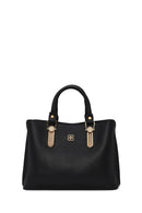 Woman Black Classic Shoulder Bag with Long Strap | Derimod Woman Black Classic Shoulder Bag with Long Strap | Derimod