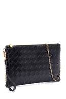 Women's Black Faux Leather Portfolio | Derimod Women's Black Faux Leather Portfolio | Derimod