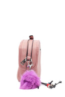 Kadın Pembe Suni Deri Çapraz Çanta | Derimod Kadın Pembe Suni Deri Çapraz Çanta | Derimod