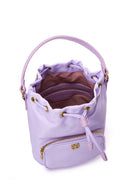 Women's Lilac Drawstring Handbag | Derimod Women's Lilac Drawstring Handbag | Derimod