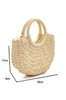 Women's Beige Straw Handbag | Derimod Women's Beige Straw Handbag | Derimod