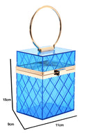 Women's Transparent Cube Clutch Bag | Derimod Women's Transparent Cube Clutch Bag | Derimod